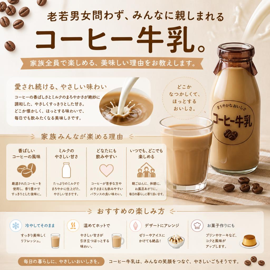 幅広い世代に愛される味